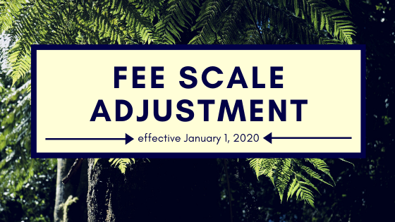Fee Scale Adjustment